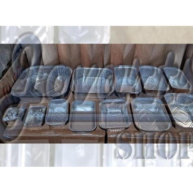 1400 Badantutup Mika Best Fresh Tray Persegi 20X20 Alu Kotak Cup Alumunium Foil Aluminium