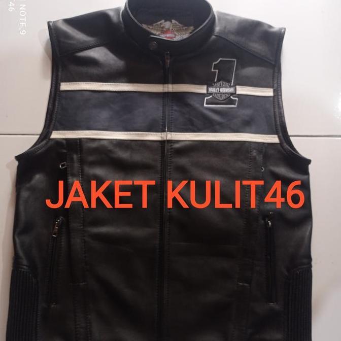 ROMPI KULIT PRIA,rompi kulit harley davidson