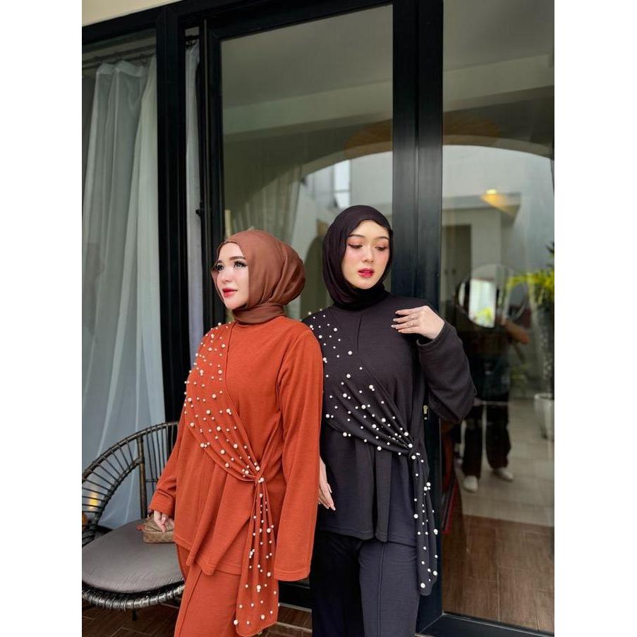 ONESET SLEMPANG MUTIARA BY HERLIN KENZA FASHION