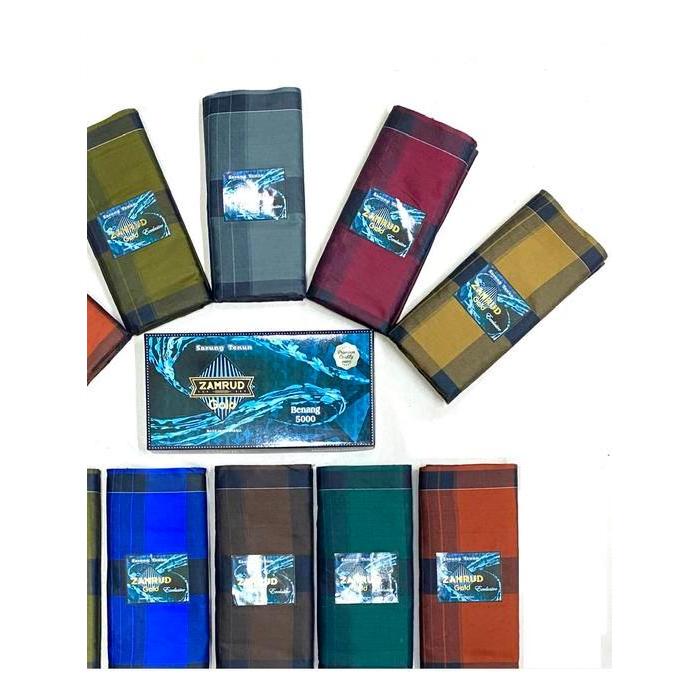 Sarung Tenun Zamrud Gold (Grosir) - Motif Manise