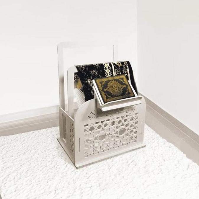 Rak Sajadah, Mukena, Quran ala Morocco | Rak Mushola Estetik