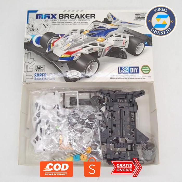 SUKMADHANI.ID MOBIL MAINAN MINI 4WD REP. TAMIYA MERK JIEPIN MAX BREAKER TRF MECHA VERSION SUPER XX C