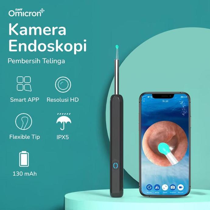 TaffOmicron Pembersih Telinga Endoscope Wireless