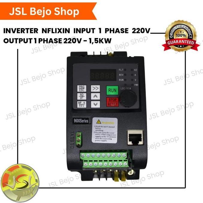 2Shopgani - Inverter Vfd At2 Input 1 Ph 22V Output 1 Ph 22V For Motor Dinamo 1