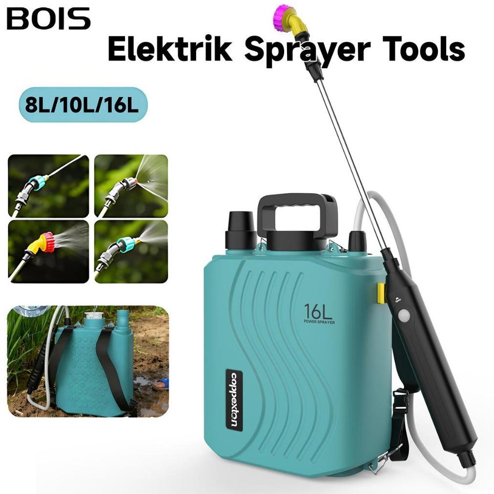BOIS Sprayer Listrik 16 Liter Semprot Pertanian Ransel Listrik  Alat Semprot Pertanian Tanaman Spray