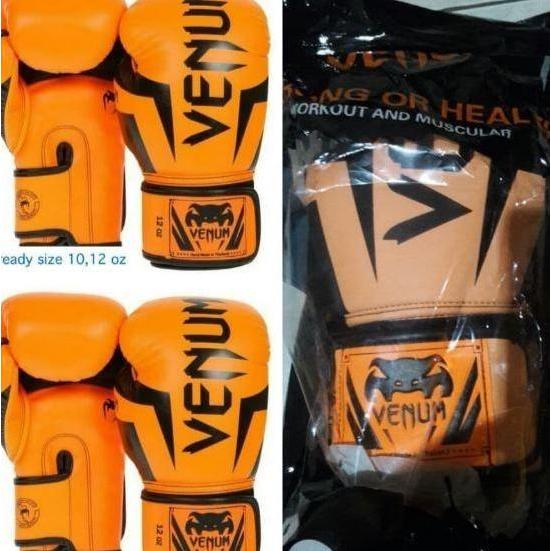 Venum Sarung Tinju Muaythai Premium 12 OZ Bahan Kulit PU Import Kualitas Garansi Original Nyaman dan
