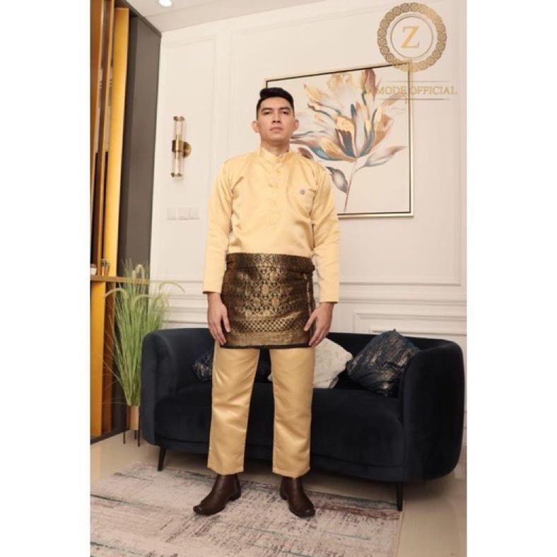 Unik Baju Kurung Cwok Set /Baju Kurung Melayu Pria / Set Baju Kurung Melayu Pria