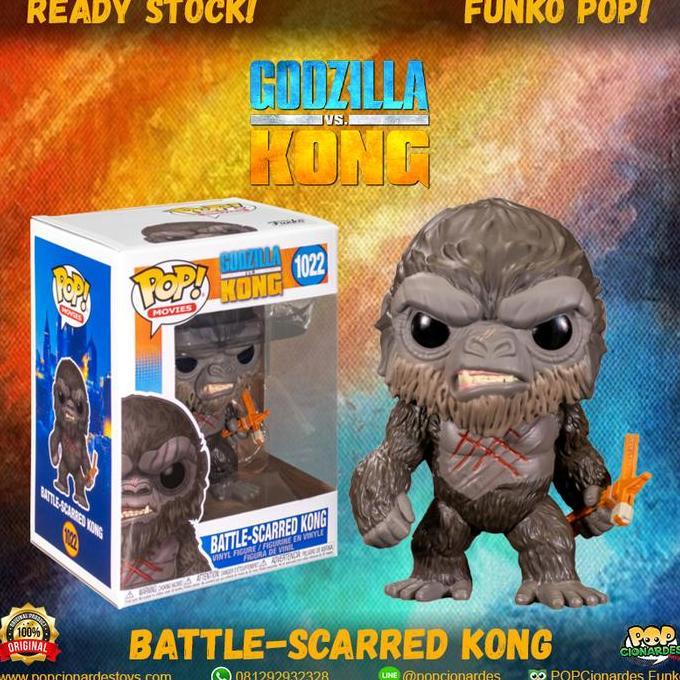 Funko POP Movies - Godzilla vs Kong - Battle Scared Kong #1022