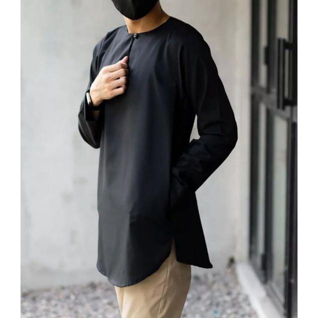 Premium Koko Kurta Dewasa Tanpa Kerah Toyobo Fodu