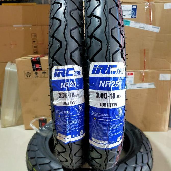 Paket Ban Motor 275-18 Dan 300-18 Tube Type Ring 18 Merek IRC FDR ZENEOS MIZZLE Untuk Motor RX King 