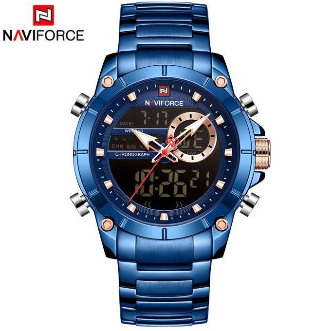 Jam Tangan Pria Naviforce Nf-9163M Original  Resmi 12 Bulan