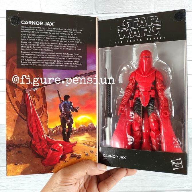 STAR WARS THE BLACK SERIES CARNOR JAX CRIMSON EMPIRE FIGURE STARWARS