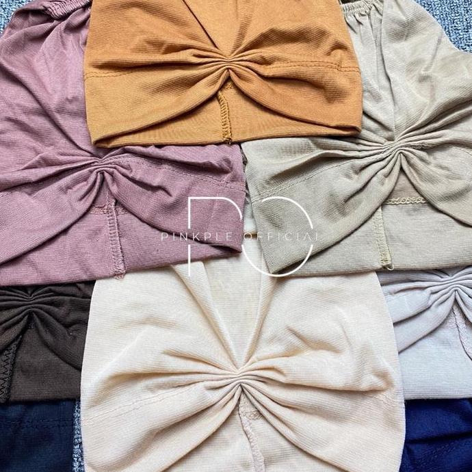 Ciput Kaos Kerut | Inner Kerut | Dalaman Kerut | Arab Kaos Kerut Jilbab Kerudung