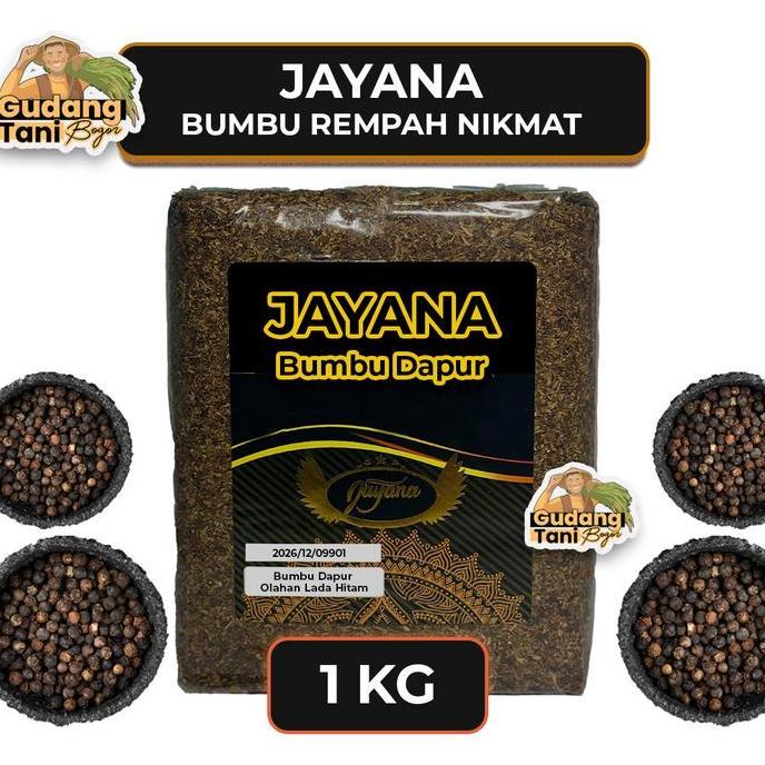Bumbu Rempah Jayana 1 Kg / Spices Jayana Black Pepper Powder