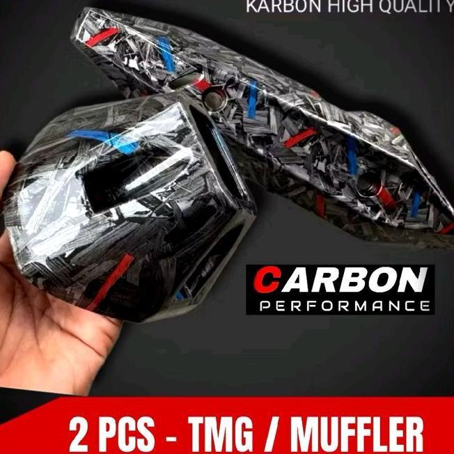 Moncong Vario Forged Tutup Knalpot Vario Carbon Forged / Moncong Vario Carbon Forged Tutup Knalpot V