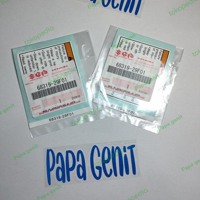 stiker sticker warning skywave hayate