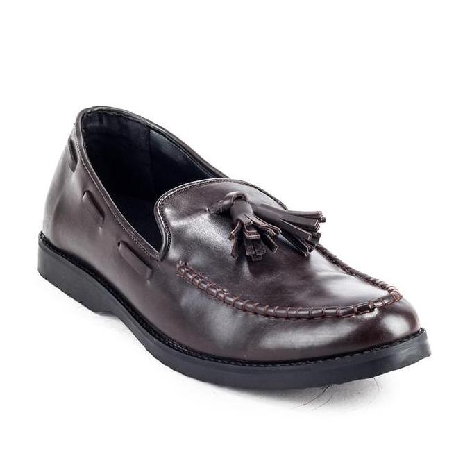 SEPATU KERJA GIANT PORTO BROWN GIANT FLAMES SEPATU CASUAL SEPATU PRI