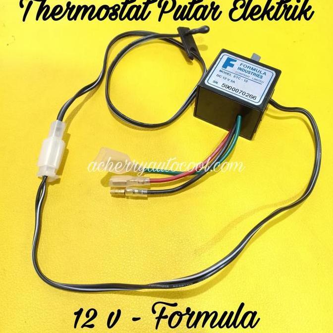 :>:>:>:>] Thermostat Putar Elektrik 12 v - Formula