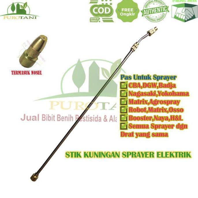 Stik Tangki Cas Sprayer Elektrik Bengkok