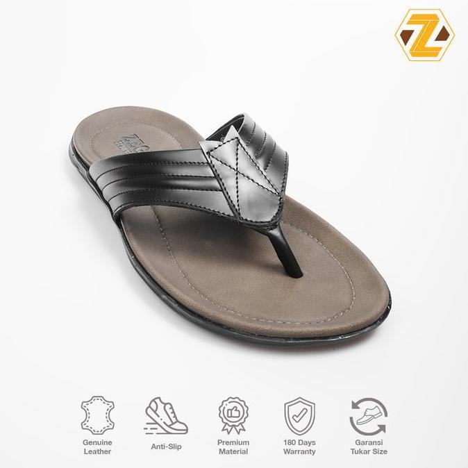 Zeger Footwear Sandal kulit pria Zeger -  Bolton 06 sandal pria dewasa
