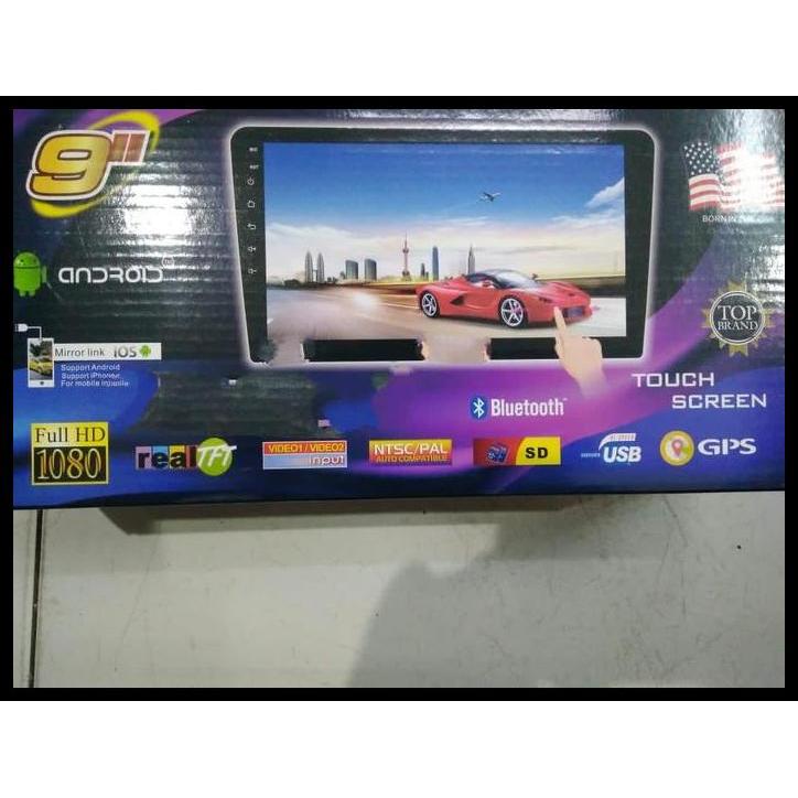 TERMURAH TV ANDROID DOUBLE DIN 9 INCH MP5 - TV MOBIL ANDROID 2 DIN 