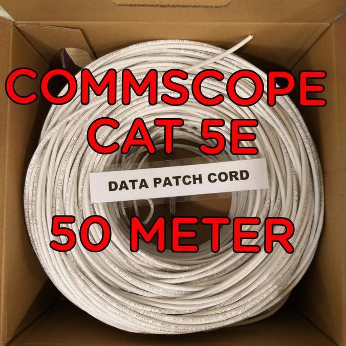 amp commscope cat 5e 50meter / kabel lan utp commscope cat 5e amp