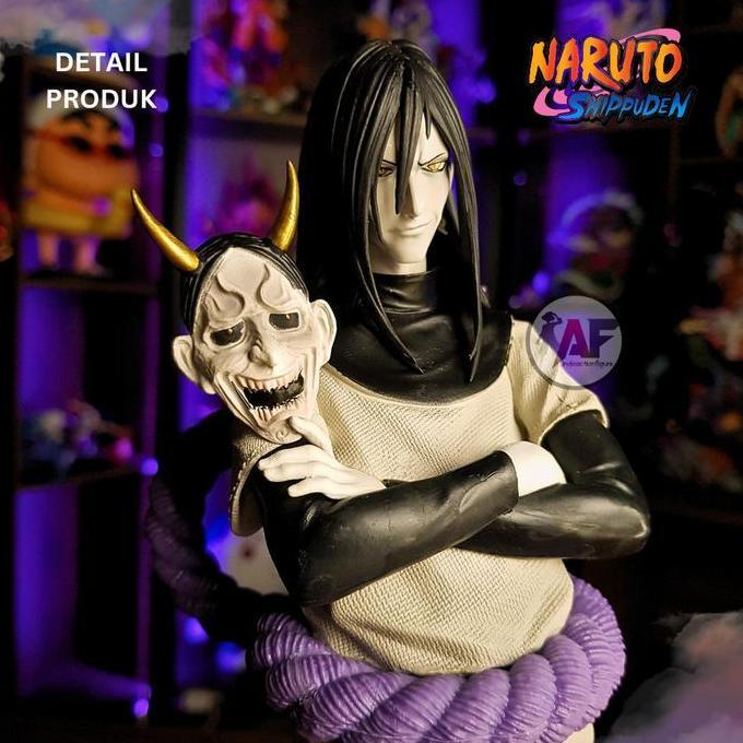 Statue Action Figure Naruto Orochimaru Brain Hole Studio 32cm Design Recast