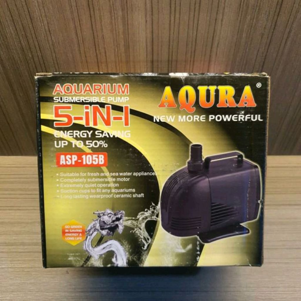 Mesin Pompa Air Celup Aqura ASP 105B Filter Aquarium