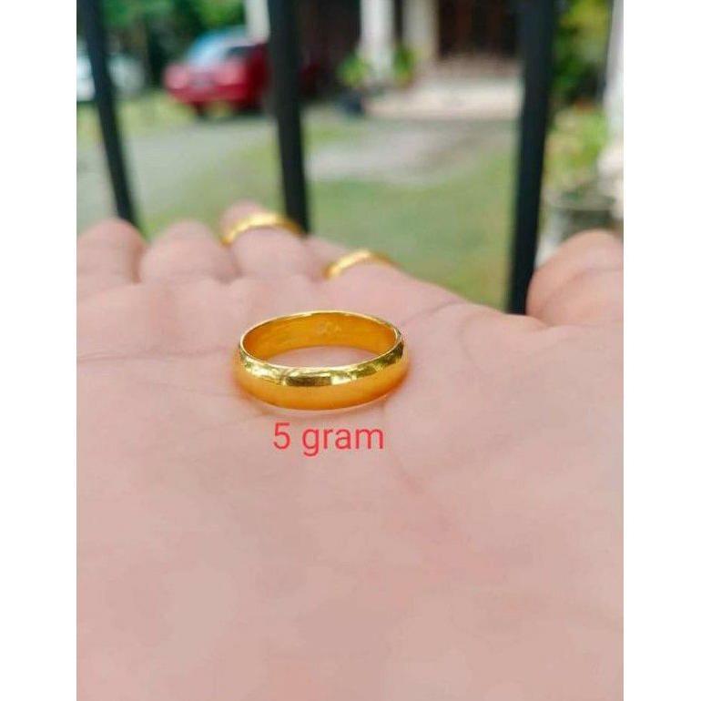 RECOMMENDED` cincin belah rotan replika emas London 24k kualitas golden persis seperti emas asli ada