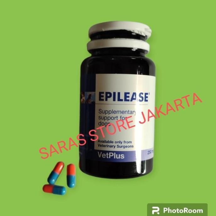 Vetplus Epilease / Obat Epilepsi dan Kejang Untuk Anjing - Per 30 kapsul