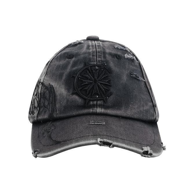 Gozeal | Polocaps - Washed Raw | Topi Casual Bermotif | Pria Wanita Uni