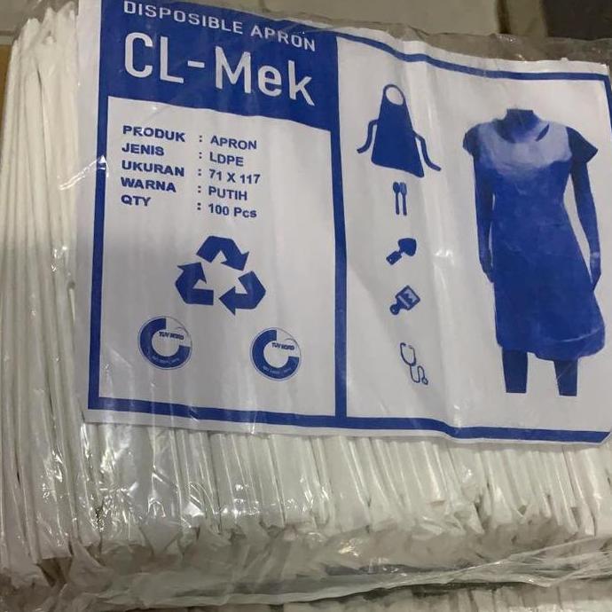 Apron Celemek Plastik