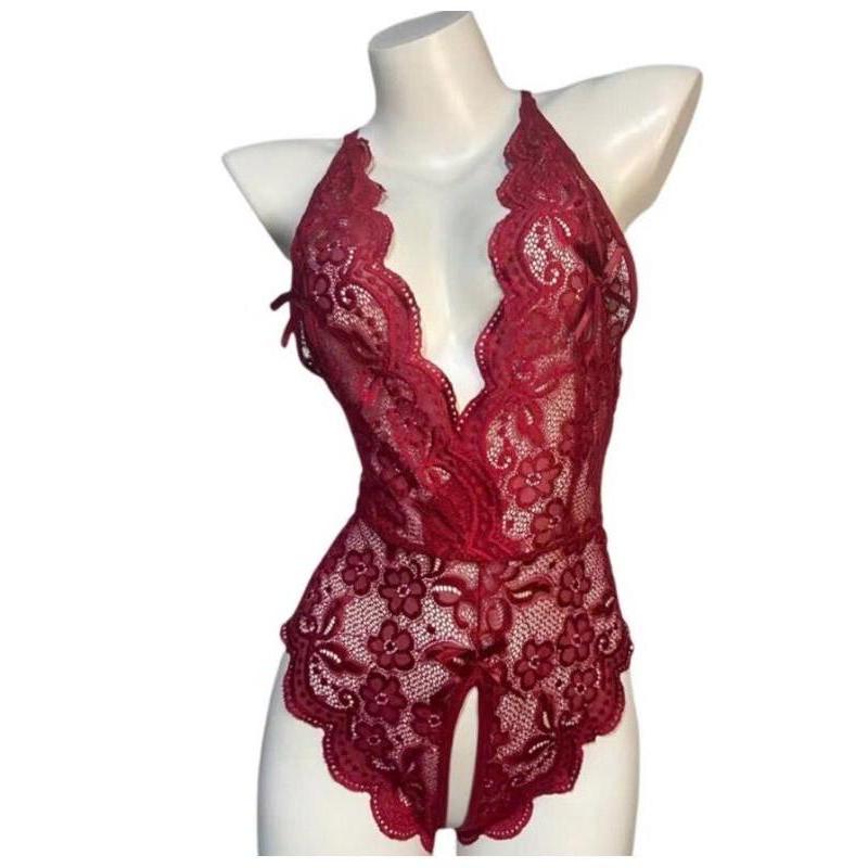 [ Kikiya ] COD Lingerie Baju Haram Wanita Sexy Lingery Sexy Hot Transparan Lace Premium E2242