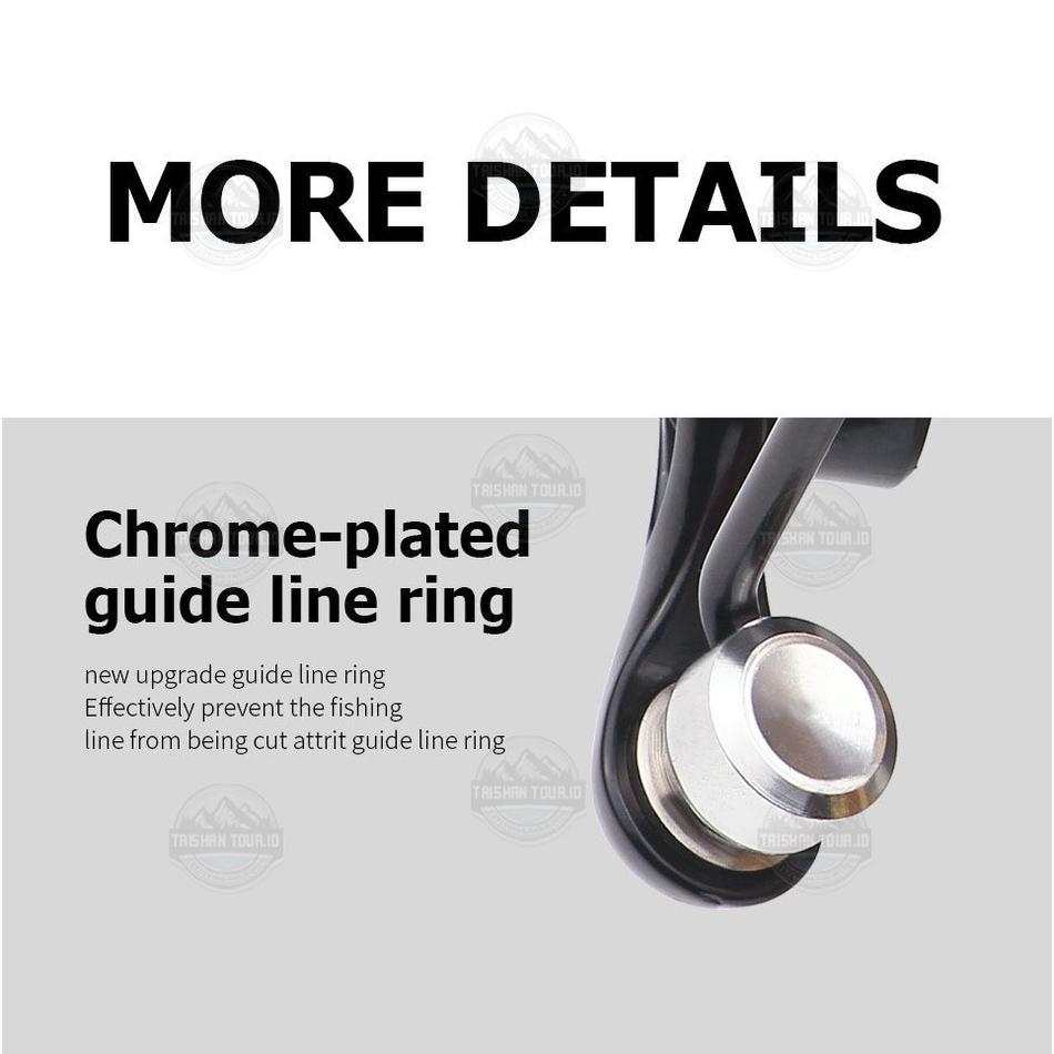 hot product (jakarta+in stock)reel pancing metal he500mini - 7000 10kg drag reel pancing murah kuat 