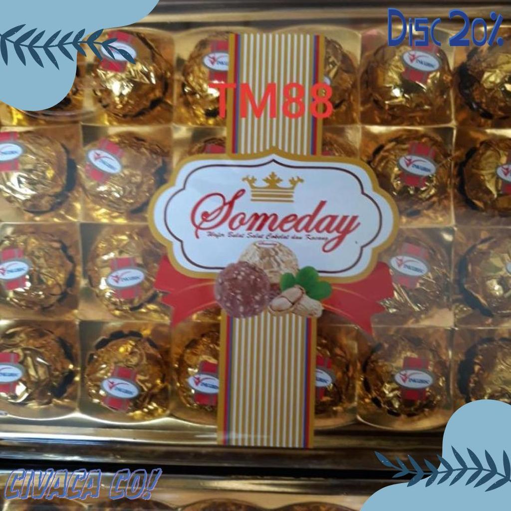 Coklat Someday Kemasan Kotak Rasa Kacang Isi 24