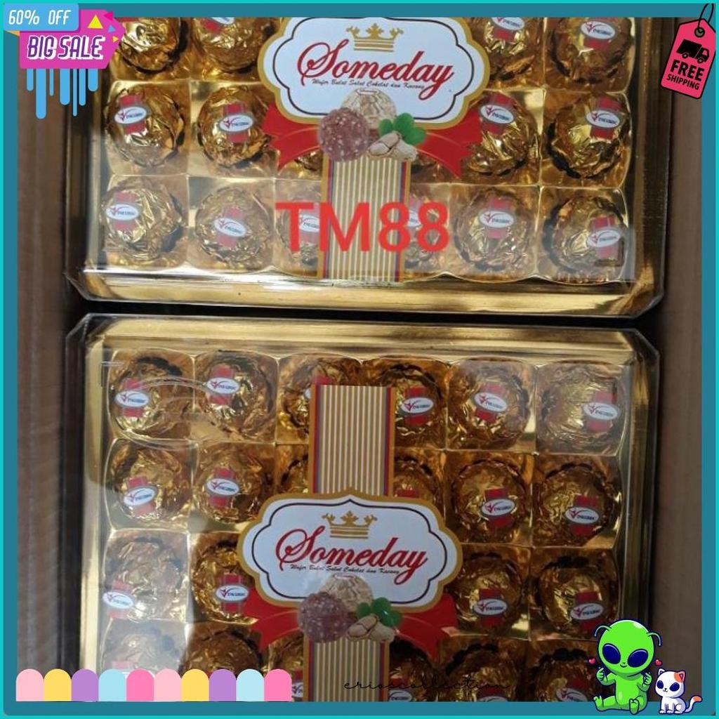 Coklat Someday Kemasan Kotak Rasa Kacang Isi 24