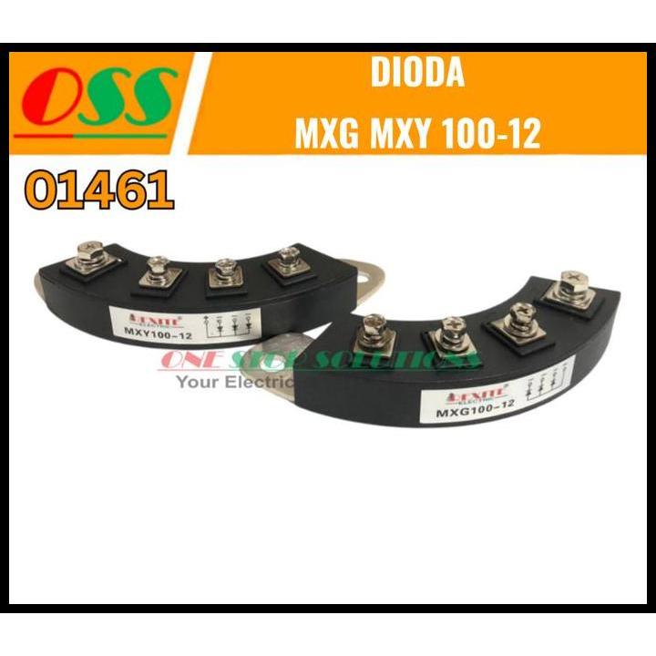 TERBARU DIODA MXY MXG 100-12 100A 4 PIN 4 BAUT 136MM 1 SET UNTUK DINAMO GENSET 