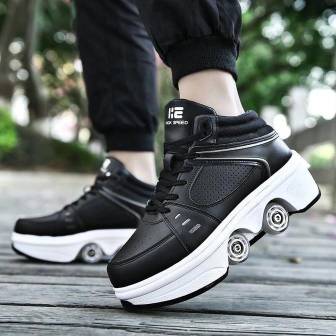 Terlaris Sepatu Roda 4 Roda Kick Roller Shoes Roller Skates Roler Shoe Sepatu Roda Orang Dewasa Skat