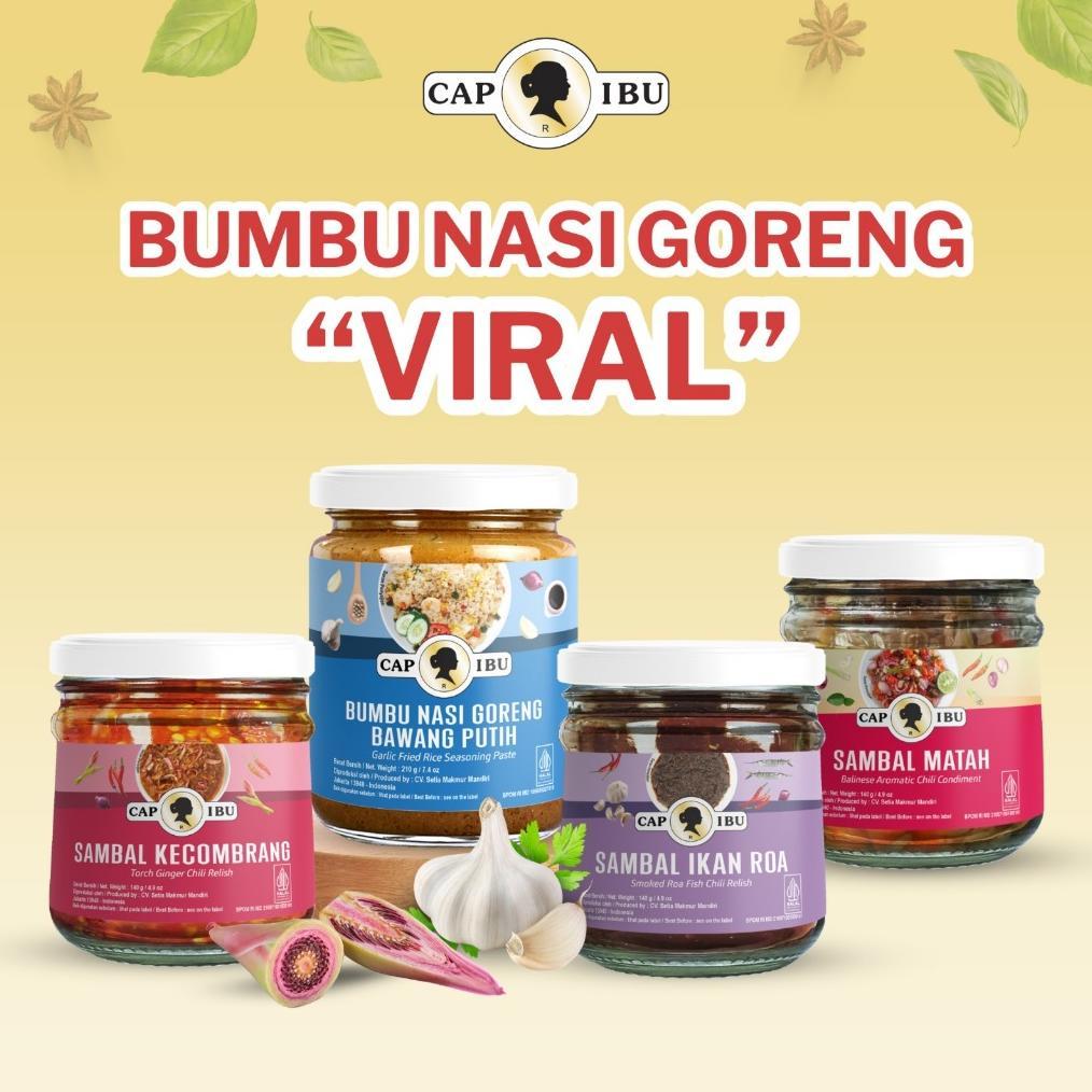 BUMBU NASI GORENG VIRAL CAP IBU Bumbu Nasi Goreng Matah Roa dan Kecombrang