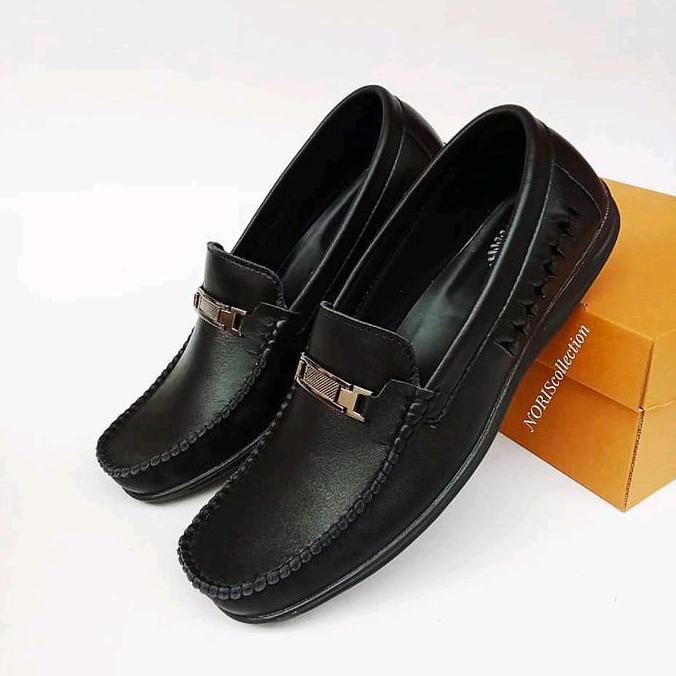 Sepatu Kasual Pria Kulit Asli Sepatu Santai Pria Kulit Asli Flat Shoes