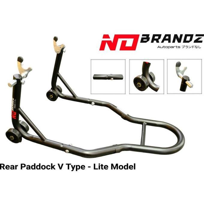 Standar Paddock Belakang No Brandz LITE Jalu Type V dan L