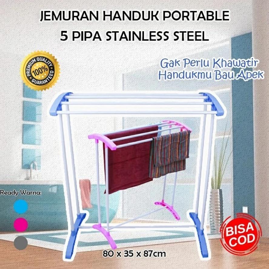 Jemuran Handuk | Gantungan Handuk Kamar Mandi