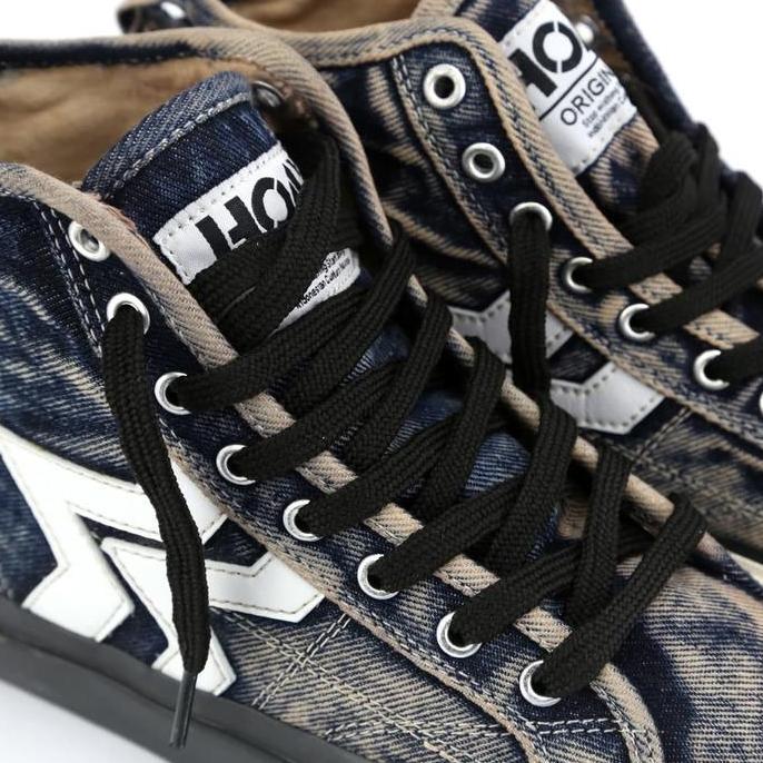 HOAX CUIIIIH - Venom Denim Washed - Sepatu Orinal Pria Wanita