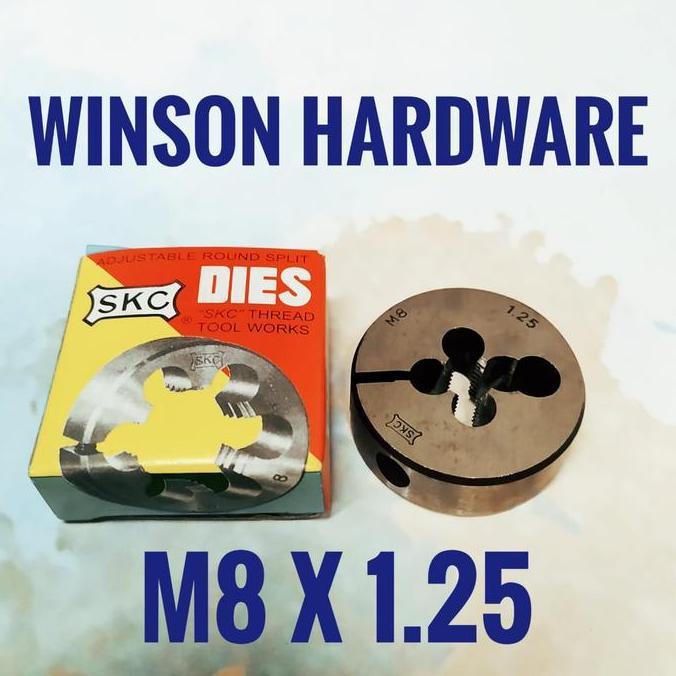 Mata Senai Skc M8X1.25 | Snai Snay Sney Snei Dies Drat Baut M 8 X 1.25 Hemat