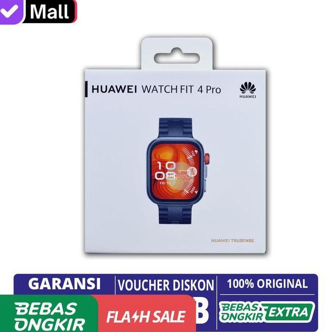 BLOODIBURS - HUAWEI WATCH FIT 4 | FIT 4 PRO GARANSI RESMI - GPS - SPORTS TRACKING - EKG WATERPROOF