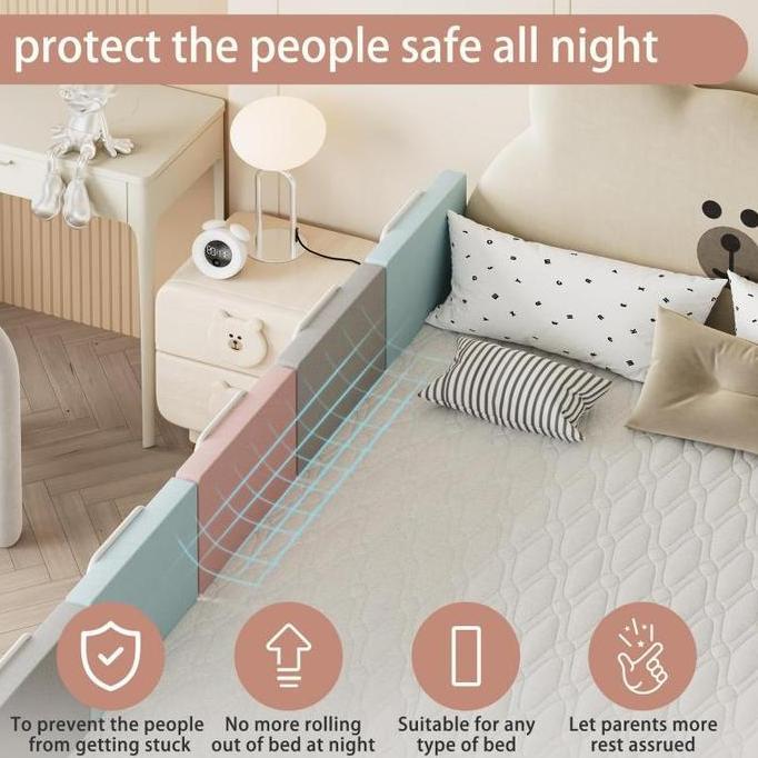 Ready Orang Sakit Safety Bed Rail / Bed Safety Assist Rail / Pegangan Kasur Adjustable