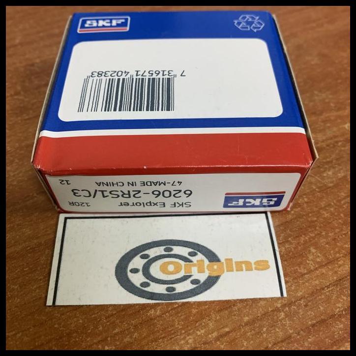 TERMURAH BEARING 6206 2RS C3 SKF ORIGINAL 6206-2RS1/C3 !!