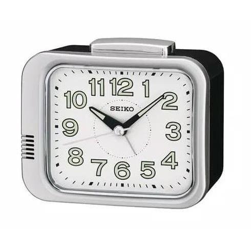 Jam Meja Weker Seiko QHK028S Original Sweep Alarm lumibrite QHK028 Best Seller