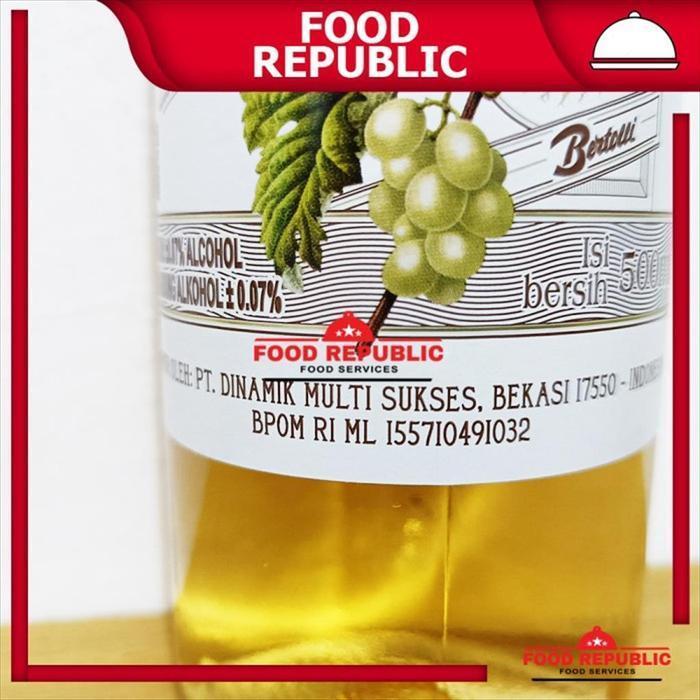 Bertolli White Wine Vinegar 500 Ml / Cuka Anggur Putih Import Italy Terbatas