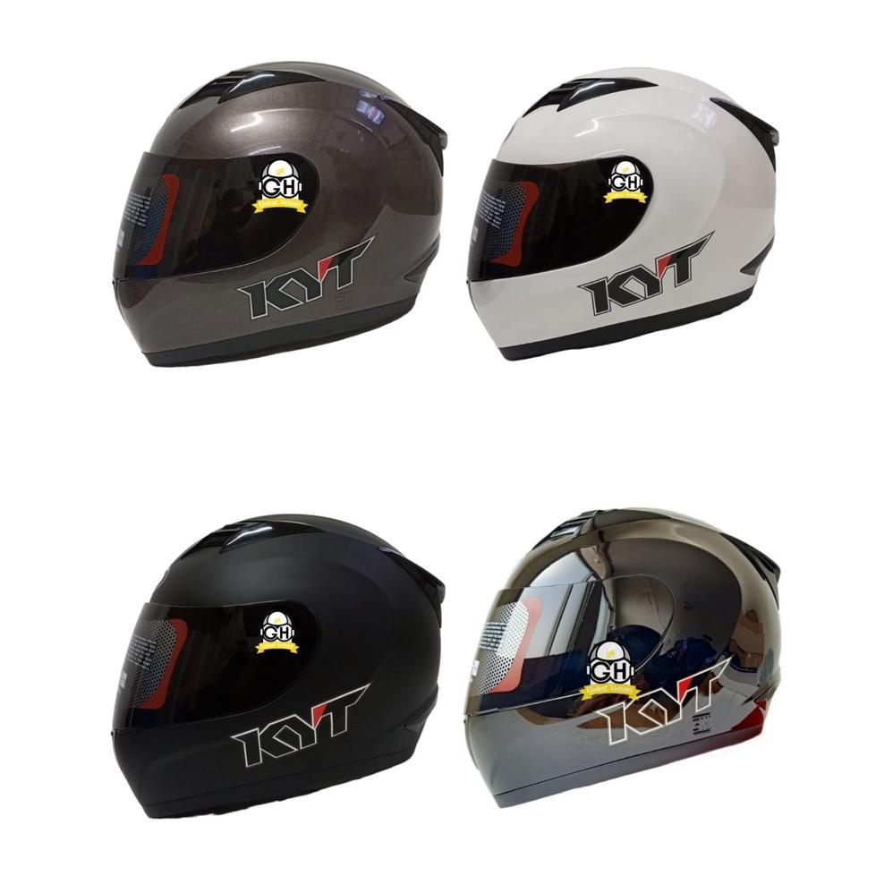 HELM / KYT / HELM KYT / HELM FULL FACE KYT R10 BLACK DOFT TERMURAH